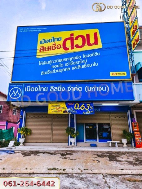 อาคารพาณิชย์ 2 ชั้น 2 คูหา ท่าสว่าง สุรินทร์ สามารถซื้อแยกคูหาได้-9