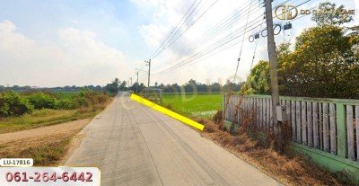 ที่ดิน อ.ลาดหลุมแก้ว 7 ไร่ 41 ตร.ว. ติดคลองโยธา ปทุมธานี