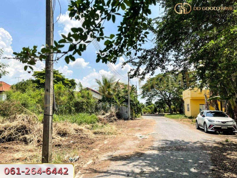 หมู่บ้านร่มรื่นวิลล์ 3 (Baan Romruen Ville 3) วังน้อย อยุธยา ที่ดินถมแล้ว แปลงมุม-3