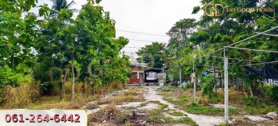 ที่ดินพร้อมสิ่งปลูกสร้าง ศรีราชา ชลบุรี ที่สวย ทำเลทอง 2 งาน 64 ตร.ว.