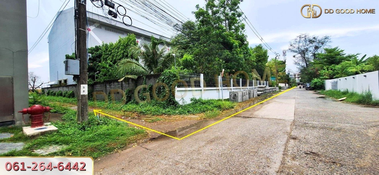 ที่ดินเปล่า ซ.ร่วมมิตรพัฒนา ถนนวัชรพล บางเขน บรรยากาศร่มรื่น เป็นส่วนตัว-2