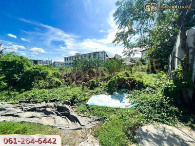 ที่ดินเปล่ายังไม่ถมขนาด 114 ตร.ว. ในซอยโกสุมรวมใจ ใกล้วัดเวฬุวนาราม(วัดไผ่เขียว)