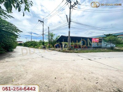 ที่ดินเปล่าถมแล้ว 2 ไร่ 1 งาน 47 ตร.ว. สามารถสร้างโรงงานในซอยศาลเจ้า เลียบคลองสี่วา ต.คอกกระบือ จ.สมุทรสาคร