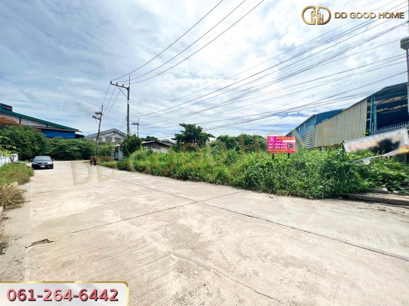 ที่ดินเปล่าถมแล้ว 2 ไร่ 1 งาน 47 ตร.ว. สามารถสร้างโรงงานในซอยศาลเจ้า เลียบคลองสี่วา ต.คอกกระบือ จ.สมุทรสาคร-9