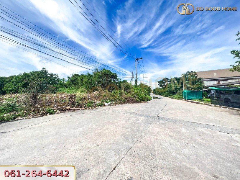 ที่ดินเปล่าถมแล้ว 2 ไร่ 1 งาน 47 ตร.ว. สามารถสร้างโรงงานในซอยศาลเจ้า เลียบคลองสี่วา ต.คอกกระบือ จ.สมุทรสาคร-5
