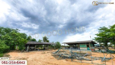 ที่ดินพร้อมสิ่งปลูกสร้าง บ่อกุ้งครูปัญญาฟาร์ม 78 ไร่ 5 ตร.ว. ต.หนองจอก อ.ท่ายาง